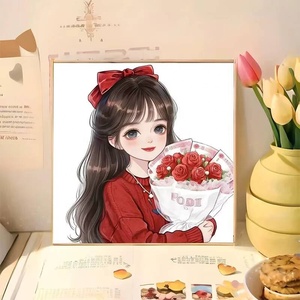 ชุดระบายสีตามตัวเลขขนาด 20*20 ซม. สำหรับผู้ใหญ่และเด็ก ชุดระบายสี DIY สำหรับวันหยุด - Product Image 1