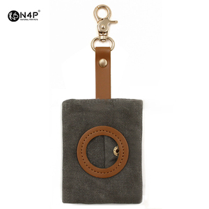 N4P 친환경 창의적인 새로운 휴대용 야외 산책용 반려동물 배변봉투-캔버스 걸이형 가볍고 튼튼한 방수 강아지 배변봉투 - Product Image 4