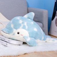 Cadeaux en peluche géants sur le thème des animaux marins : Adorables peluches requin, grandes peluches baleine bleue, dauphin et jouets lestés en peluche souple en forme de phoque