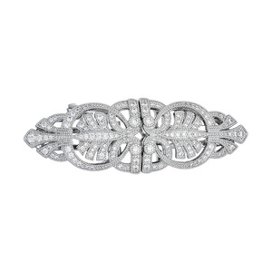 Cuff Link And Tie Clip Set Geometric Oval Micro Insert Unisex Formal Brooch XC06212 - Product Image 5