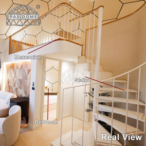 RAXDOME <span class=keywords><strong>Tenda</strong></span> a Cupola <span class=keywords><strong>in</strong></span> Vetro Modulare Prefabbricata 7M con Soppalco per Resort Familiare <span class=keywords><strong>in</strong></span> <span class=keywords><strong>Montagna</strong></span> - Product Image 5