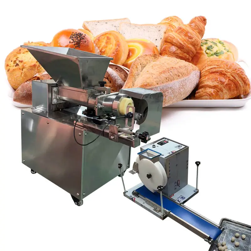 Máquina automática de bolas redondas de corte eléctrico continuo y divisor de masa de corte para engendrar pan para panadería PRECIO DE bachery"