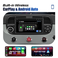 Autoradio Multimédia 7 Pouces pour FIAT 500 2007-2015, Écran Tactile, Stéréo Android Auto WIFI CarPlay Audio Mp4, Lecteur GPS 2 Din