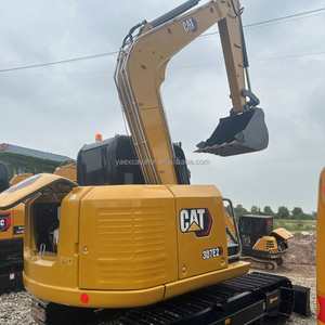Machinerie de terrassement d'occasion facile d'entretien, excavatrice Caterpillar 307E, excavatrice d'occasion de 7 tonnes CAT 307E 308E avec attache rapide. - Product Image 3