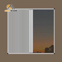 Persianas de día y noche de doble apertura personalizadas para cortinas opacas y privacidad, ventana corredera con marco de aleación de aluminio