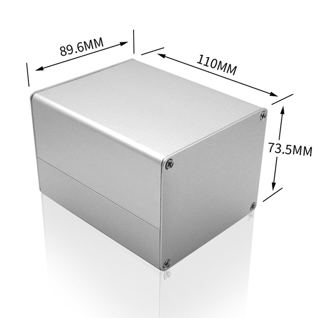 Aluminum Project Box Customized Stamping Service Aluminum Control Enclosure Chassis Case Housing Electronic Aluminum Project Box