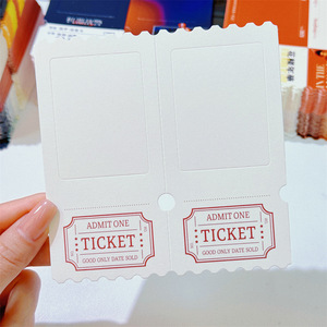 บัตรกระดาษพิมพ์สองด้านสำหรับคอนเสิร์ต งานอีเว้นท์ บัตรของขวัญวีไอพี โปสการ์ดตกแต่ง ของสะสมเคป๊อป ผลิตตามสั่งจากโรงงาน - Product Image 3