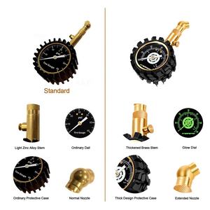 Jauge de pression de compteur de pneu de Bourdon mécanique professionnel avec de grandes échelles claires - Product Image 3