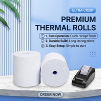 Rouleau de papier thermique en gros pour TPV, rouleau de reçu de caisse, rouleau de facture de débit thermique 48 55 70 Gsm, rouleau de papier thermique 80x80, rouleau de papier thermique 80mm