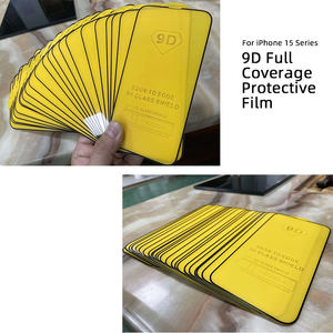 Iphone 15 प्लस प्रो मैक्स 9 डी सिल्क स्क्रीन एंटी-ड्रॉप और एंटी स्क्रैम फिल्म पूर्ण सेट स्क्रीन प्रोटेक्टर - Product Image 5