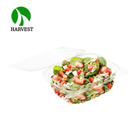 8 12 16 24 32 48 Oz Pet Plastic Transparante Clamshell Voedsel Lunchbox Wegwerp Fruitsalade Te Gaan containers