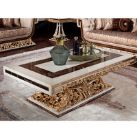 Ensemble de canapés classiques vintage royaux, en bois sculpté, recouverts de tissu, meubles de salon personnalisés du Guangdong
