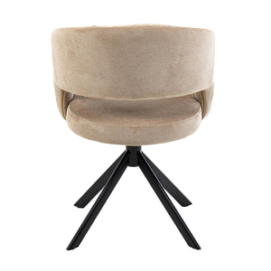 Commercio all'ingrosso mobili moderni eleganti <span class=keywords><strong>tessuto</strong></span> <span class=keywords><strong>grigio</strong></span> scuro tappezzeria bracciolo girevole vasca di lusso <span class=keywords><strong>in</strong></span> velluto <span class=keywords><strong>grigio</strong></span> girevole per sala da pranzo <span class=keywords><strong>sedie</strong></span> - Product Image 5