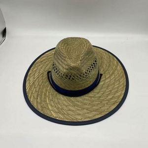 Chapeau de paille Sombrero à large bord, réglable avec sangle de menton, personnalisable avec logo, style personnage, idéal pour le ski et les voyages - Product Image 4