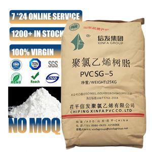 ขายร้อน ราคาโรงงาน HS-1000 SG3 SG-5 S1000 K67 แผ่นพลาสติก PVC คุณภาพสูง ผงเรซิน PVC โพลีไวนิลคลอไรด์เรซิน - Product Image 1