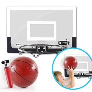 Gran oferta, pizarra de PVC, aro de baloncesto Mini, redes de baloncesto profesionales de poliéster para exteriores e interiores