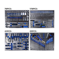 Kit Completo de Herramientas Mecánicas 488 Piezas, Banco de Trabajo para Taller de Reparación de Autos