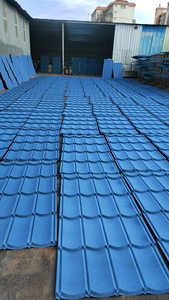 恶劣天气给它德拉梅森50年保证0.45毫米戈兰深米兰屋面瓦石材涂层金属屋面瓦佛山 - Product Image 2