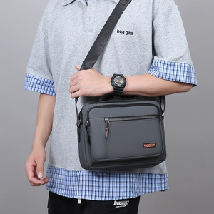 Sac à main pour homme personnalisé, style business décontracté, grande capacité, multi-compartiments, sacoche élégante, sac bandoulière - Product Image 4