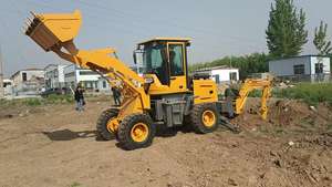 中国工厂供应柴油轮式装载机XG30 <span class=keywords><strong>TLB</strong></span>反铲挖掘机拖拉机轮式反铲迷你滑移转向装载机 - Product Image 2