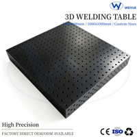 Vente directe d'usine, plateforme de soudage 3D 1000x800mm |   Table de travail en acier pour l'entretien en atelier et le positionnement de soudage