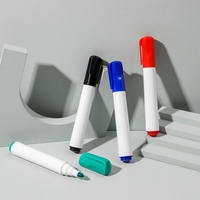 Marqueurs de tableau blanc à bout rond Stylos effaçables à sec Marqueurs de tableau blanc pour enfants, maison, fournitures de bureau, fournitures de retour à l'école