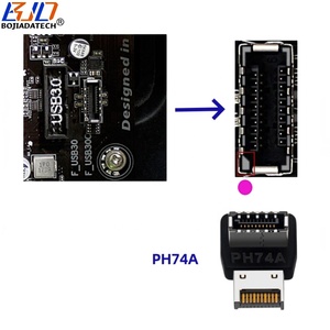 全新 USB 3.2 Type-E 接头转 90 度 Type-E 插座适配卡 20Gbps 10Gbps 前置 Type-E-C 适配卡，适用于电脑主板 - Product Image 4
