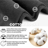Chaussettes de cheville en coton antidérapantes pour femmes