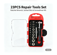 Kit d'outils multifonctionnels Songcheng en promotion : embouts magnétiques, douilles, tournevis à cliquet de précision haute résistance 45 #