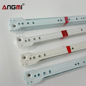 Kẹp trên Ngăn kéo trượt hướng dẫn con lăn ngăn kéo trượt đường sắt tự đóng cửa Runner bột tráng fgv loại ngăn kéo trượt - Product Image 4