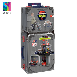 SY Wholesale Ensemble de jouets de jeu d'imitation multifonctionnel 3-en-1 pour enfants unisexe, comprenant un kit de médecin, des ustensiles de cuisine et une valise de maquillage, pour la maternelle - Product Image 5