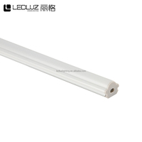 Profilé d'éclairage LED linéaire en aluminium pour montage en surface, pour armoires d'angle et étagères, 30 ° /60 ° /90 °   Options de poutres avec couvercle rond
