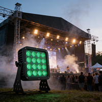 Projecteur LED professionnel IP65 pour jardin, façade de bâtiment, éclairage de projet, projecteur RGB, éclairage LED