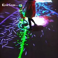 Vente chaude Le coût du faisceau attire l'attention Enfants Projecteur immersif Jeux Plancher interactif