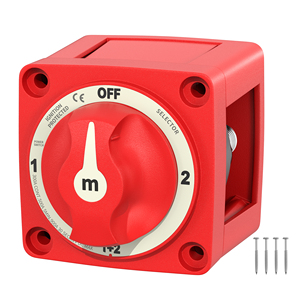 Interruptor de Desconexión de Batería de CC de 300A y 32V, Certificado RoHS CE, Tipo 1+2, para Uso Marino y Automotriz - Product Image 1