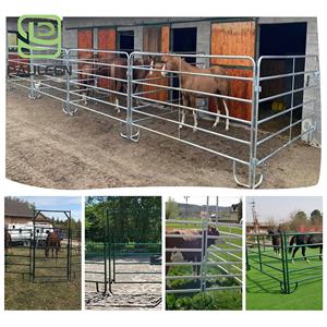 Gegalvaniseerde 6ft metalen paardenhekpanelen/ronde panelen voor veeteelt/panelen voor paardenrennen - Product Image 4