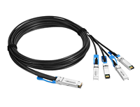 Kabel Optik Aktif Kustom QSFP-40G 100G 200G 1m OM3 AOC QSFP+ QSFP28 QSFP56 QSFP-DD dengan Selubung PVC untuk Industri Medis