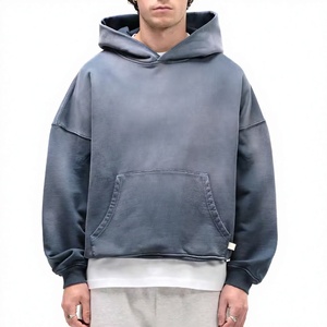 Sudadera con Capucha para Hombre, de Forro Polar, para Invierno, de Manga Larga, Cómoda, Transpirable, con Diseño Personalizado, Mezcla de Poliéster/Algodón - Product Image 2