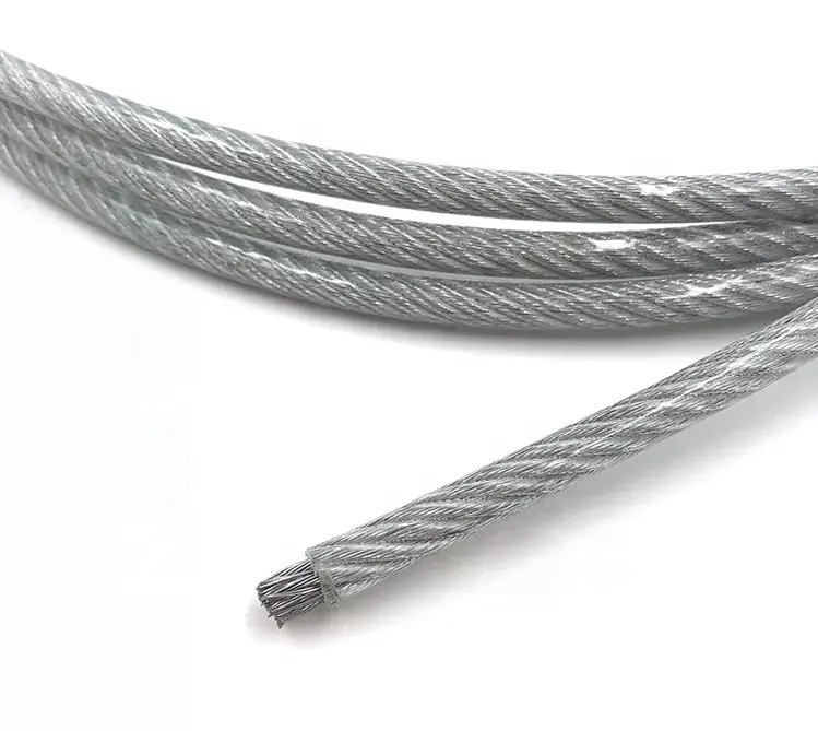 Cuerda de alambre con ojales en A4 T316 3 mm Tamaño del paquete: 12 de acero inoxidable de grado marino 