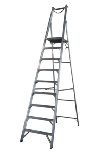 Scala Pieghevole in Alluminio a 12 Gradini per Uso Domestico e Industriale, Capacità 150kg - Product Image 2