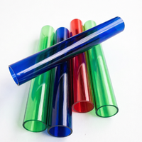 Vente d'usine : tubes acryliques transparents colorés, tubes acryliques en plastique dur, tuyaux PMMA pour la décoration et l'éclairage, modèle personnalisé