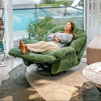 Tissu Nubuck moderne pieds en métal loisirs chaise unique nouveau Design canapé fauteuil pour salon luxe