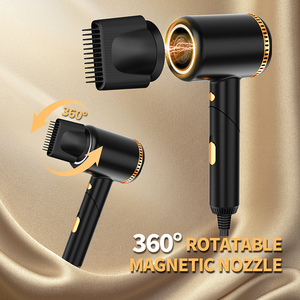 Portable Dryer Ionic Hair Dryer Mini High Speed DC Motor Foldable Hair Dryer with Magnetic Concentrator - Product Image 3