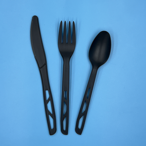 Juego de Cuchillos y Palillos <span class=keywords><strong>Desechables</strong></span> Ecológicos Quanhua de 16 cm, Material CPLA, Utensilios para Fiestas de Regreso a Clases - Product Image 4