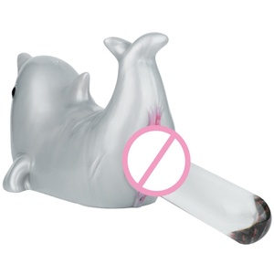 Masturbador Masculino de Doble Canal con Forma de Delfín GEEBA, Juguetes Sexuales al por Mayor, Vagina Realista, Coño Animal, Estimulador Masculino, Onahole de Fantasía - Product Image 1