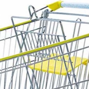 Fabriek Direct Zware 180 Liter Stalen Supermarkt Winkelwagentje Met Stoel - Product Image 4