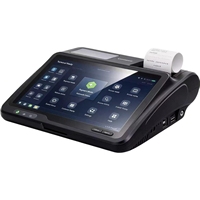 Terminal POS Android 10 inci All-in-One dengan Printer Thermal 58mm Terintegrasi untuk Kasir Toko Perhiasan Ritel
