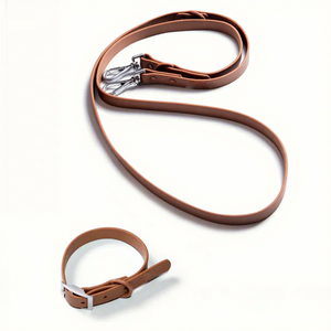 Collier de chien tactique durable à dégagement rapide, chromé, classique, rembourré en polyester, avec boucle à dégagement rapide, moderne, simple, lisse, en PVC souple - Product Image 3