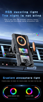 Nouveau support de téléphone universel pour voiture avec chargeur sans fil magnétique 66W à dégagement automatique 2026