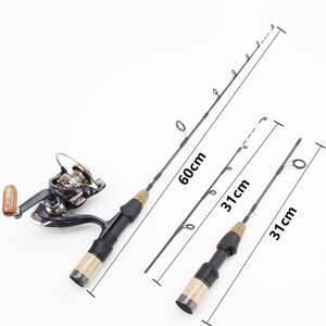 <span class=keywords><strong>Canne</strong></span> à pêche sur glace télescopique de 60cm et moulinet Spinning Reel Set <span class=keywords><strong>Canne</strong></span> à pêche - Product Image 1